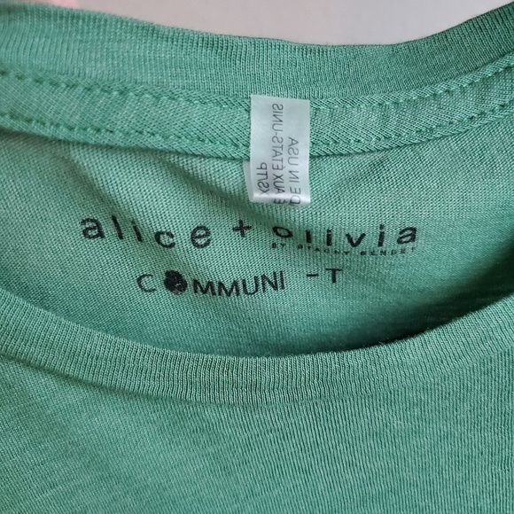 Alice + Olivia Cicely Tee size XS NWT - Picture 4 of 8
